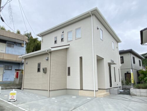 清水建売住宅。外構工事完了！